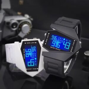 Fighter jet-style sports watches.